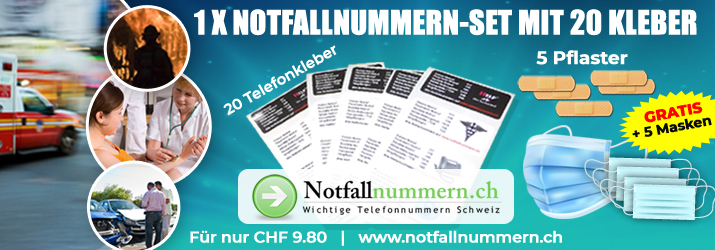 Notfallnummern Mit Den Wichtigsten Telefonnummern Fur Den Notfall